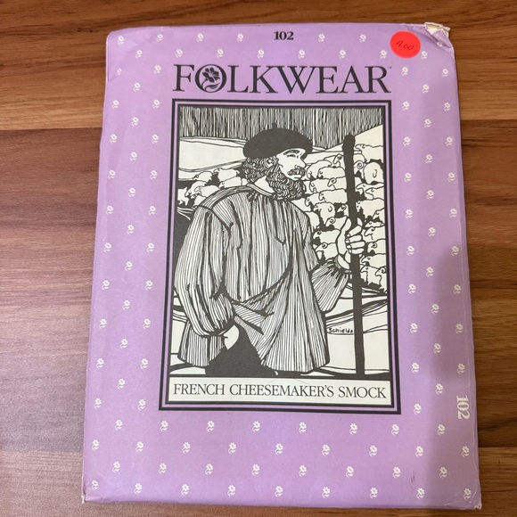 Lot of 4 Vintage Folkwear #102 #118 #125 #127 Collectible Sewing Patterns - Picture 3 of 10